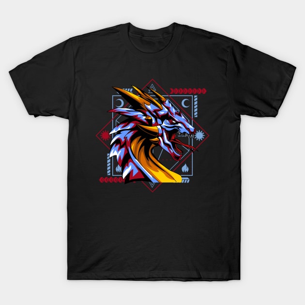 king dragon head T-Shirt by SHINIGAMII